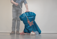 O-Spring Kommunalgriff mit Müllsack